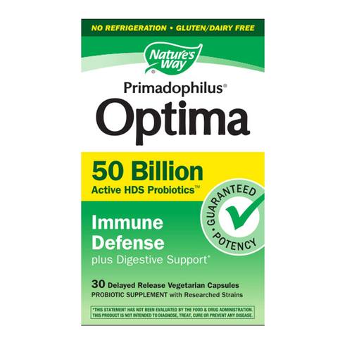 Nature's Way Primadolphilus Optima Imunológico Defense 50 Billion - 30 Cápsulas Vegetarianas