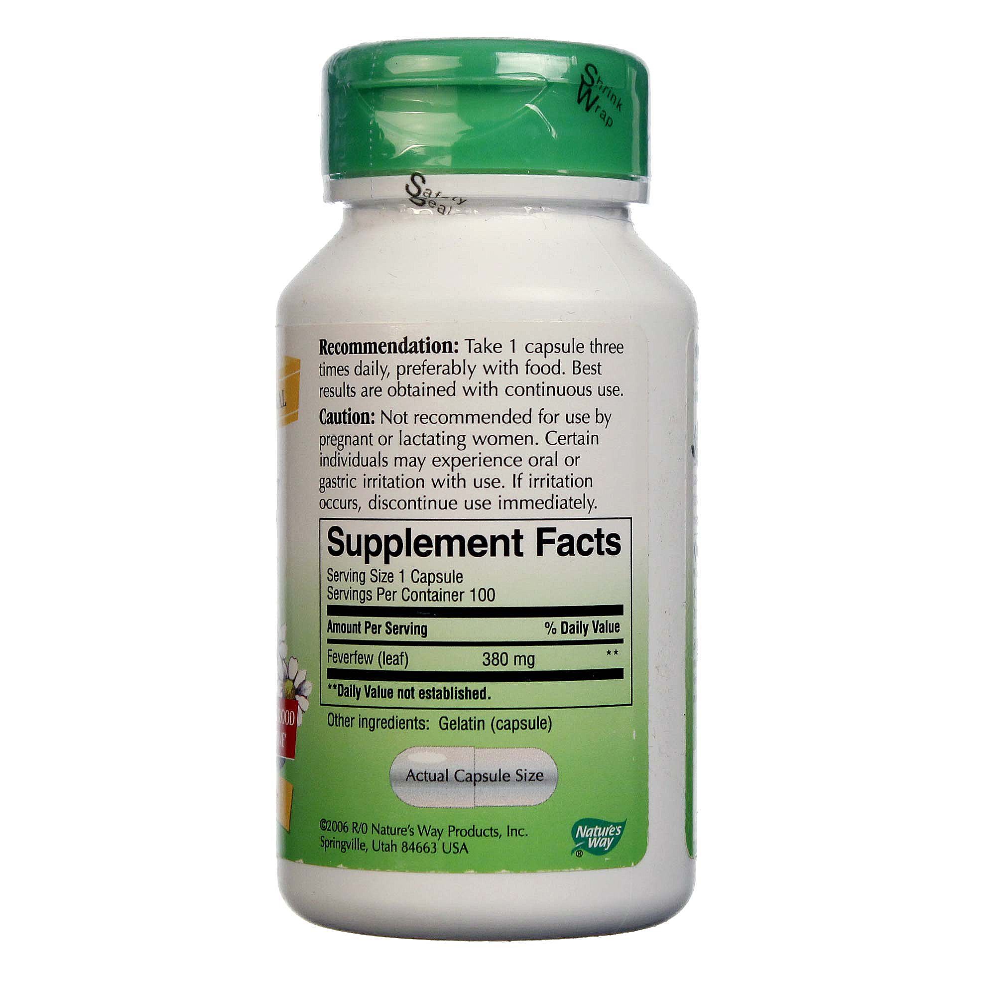 Nature's Way Matricária 100 Cápsulas - Imagem 2