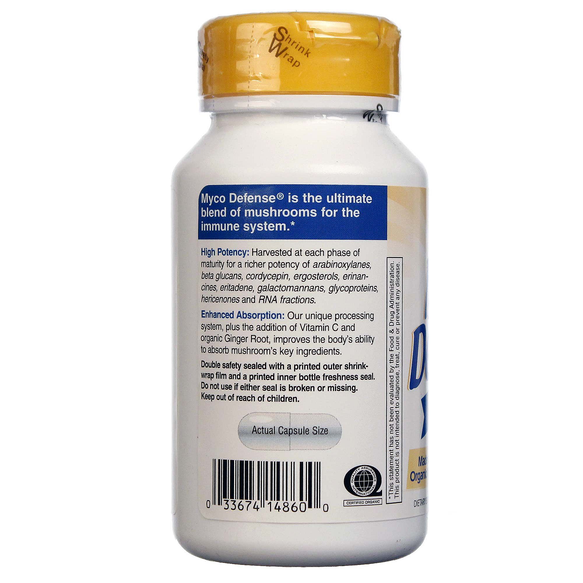 Nature's Way Myco Defesa 60 Cápsulas Vegetarianas - Imagem 3