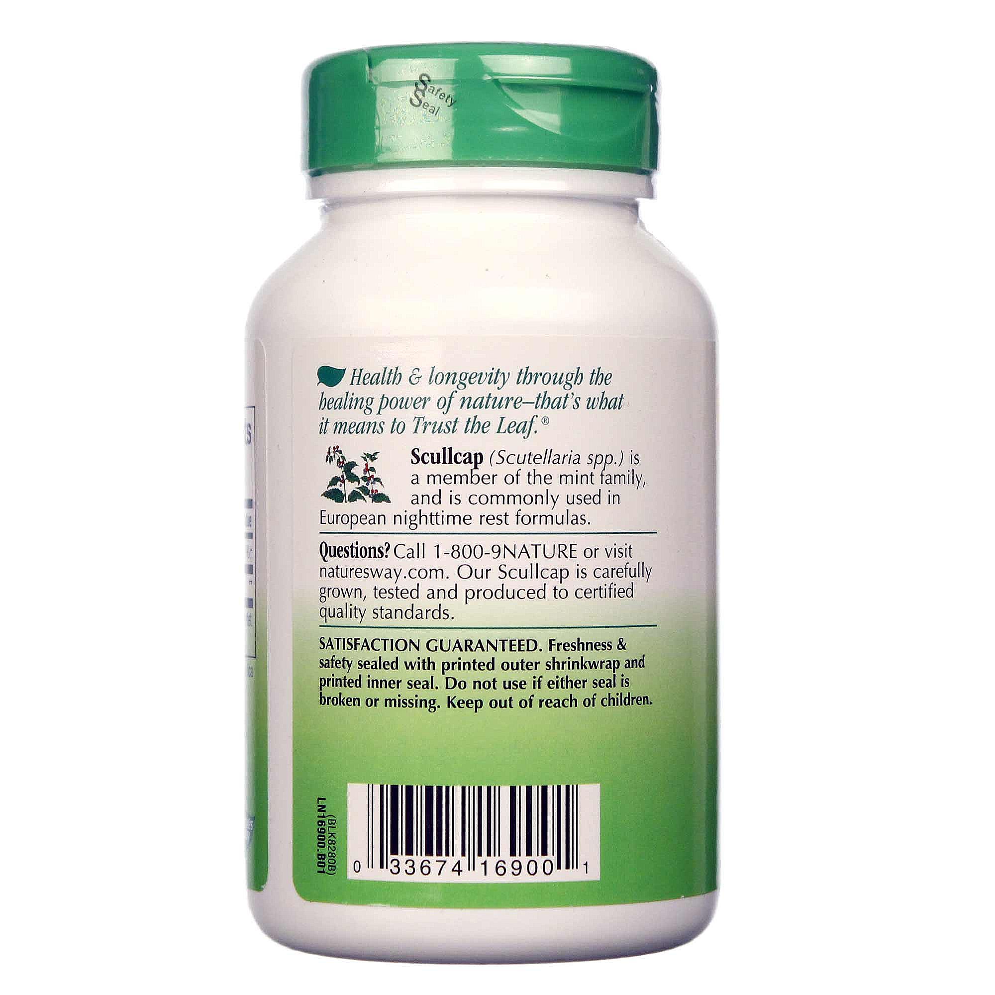 Nature's Way Scullcap Erva Cápsulas 100 Cápsulas - Imagem 3