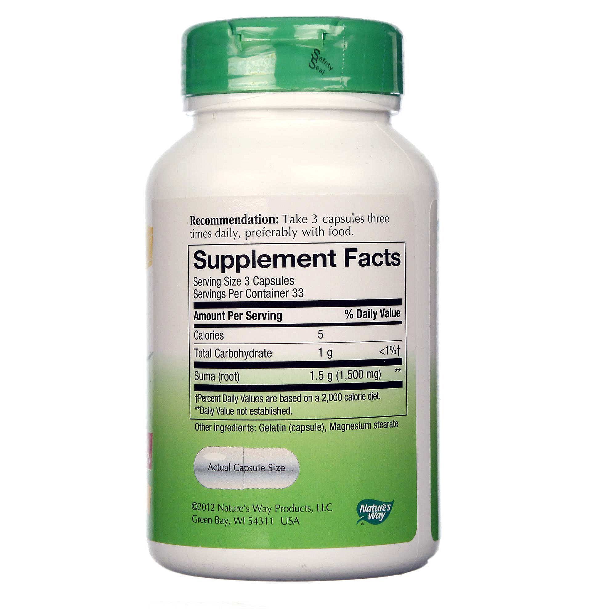 Nature's Way Suma Cápsulas 100 Cápsulas - Imagem 2