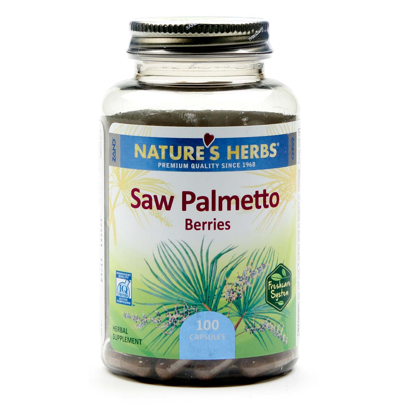 Nature's Ervas Saw Palmetto 100 Cápsulas