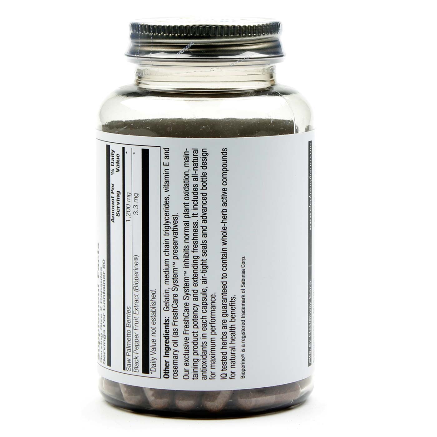 Nature's Ervas Saw Palmetto 100 Cápsulas - Imagem 3