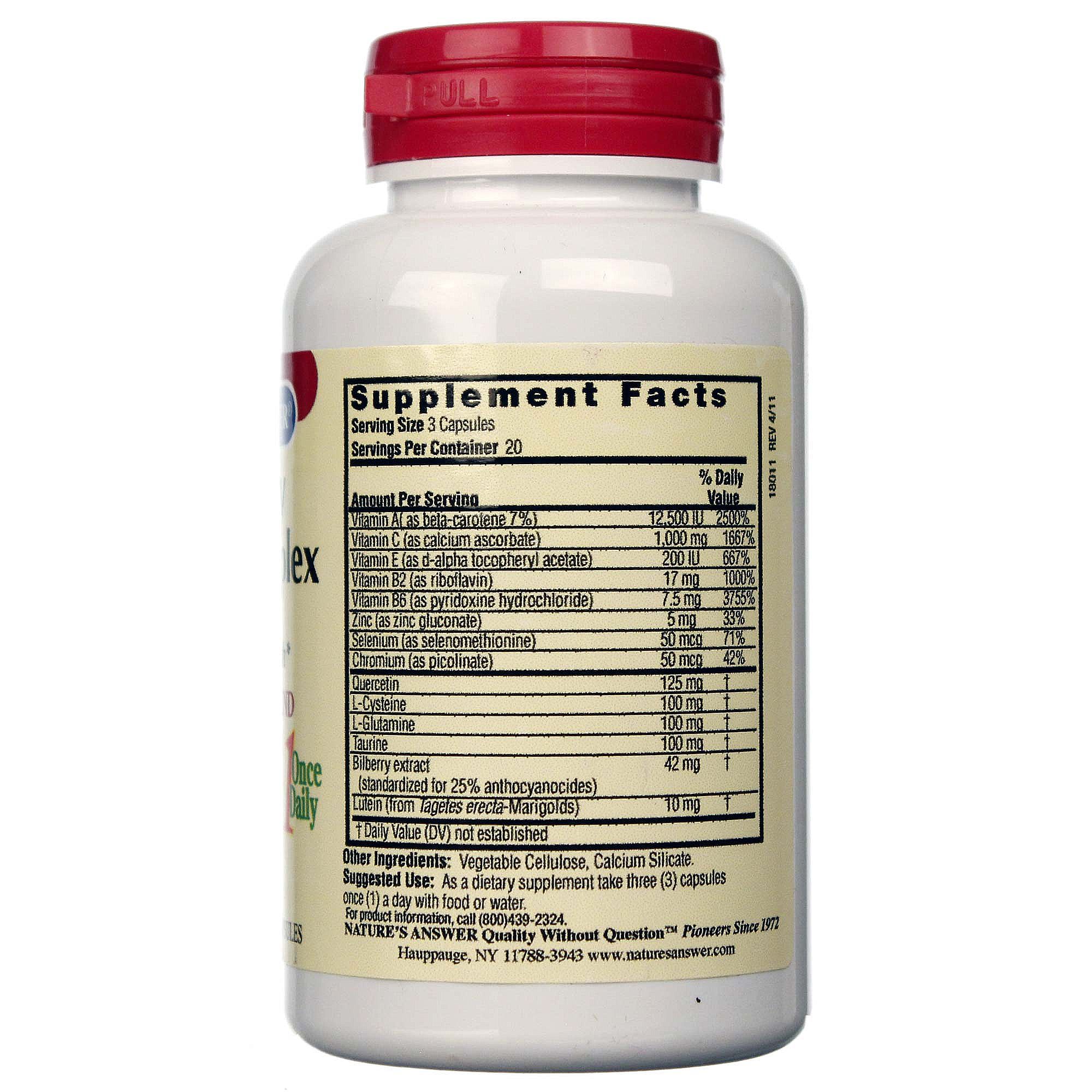 Nature's Answer Boldo visão Complexoa 60 Cápsulas Vegetarianas - Imagem 2