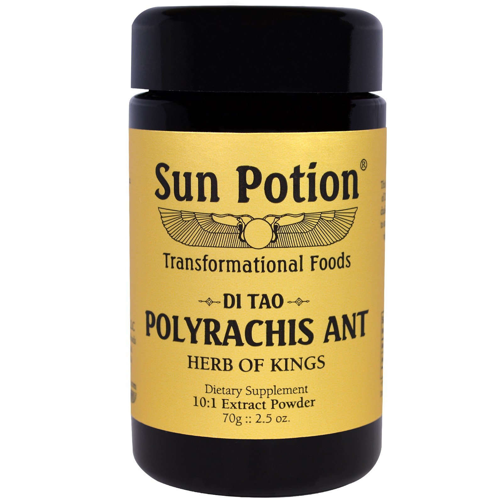 Sun Potion, Formiga Polyrachis em Pó, Selvagem, 70 g