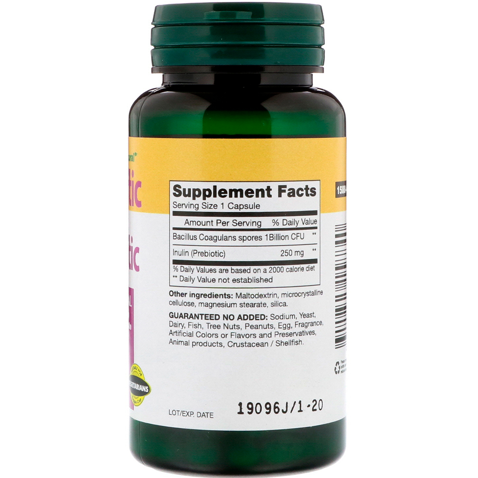 Mason Natural, Probiótico com Prebiótico, 40 Cápsulas Vegetarianas - Imagem 2