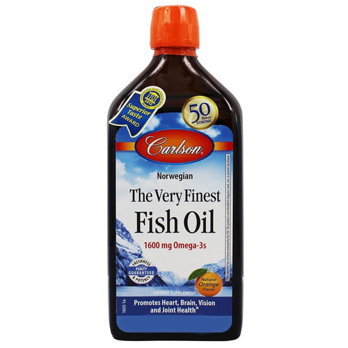 Carlson Labs The Very Finest Óleo de Peixe, laranja - 16.9 fl oz