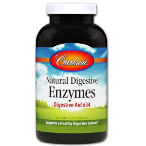 Carlson Labs Natural Digestive Enzimas - 50 Tabletes