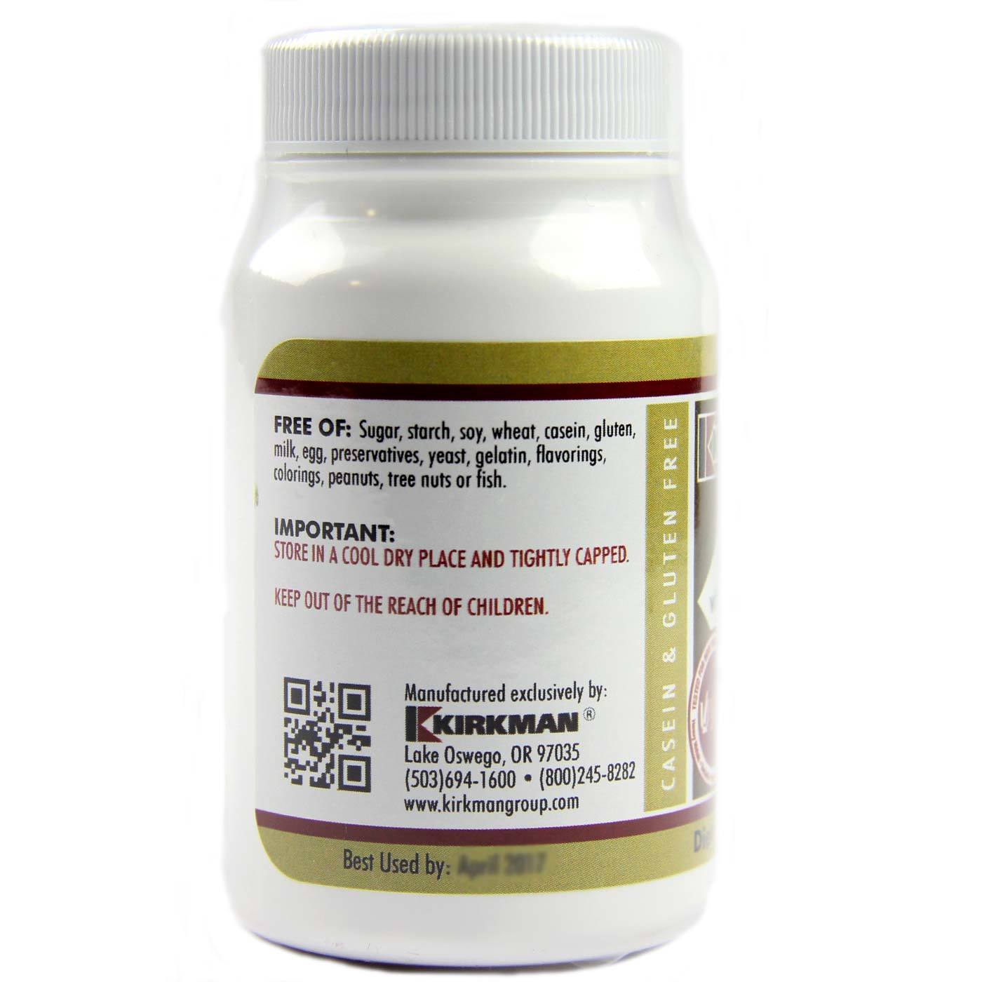 Kirkman Labs GABA com Niacinamide and Inositol, Hipoalergênico - 100 Cápsulas Vegetarianas - Imagem 3