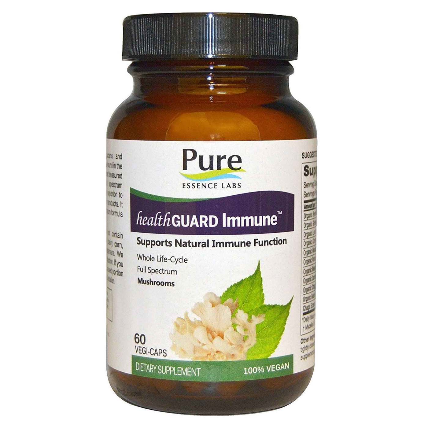 Pure Essence Labs HealthGuard ImunológicoForce - 60 Cápsulas