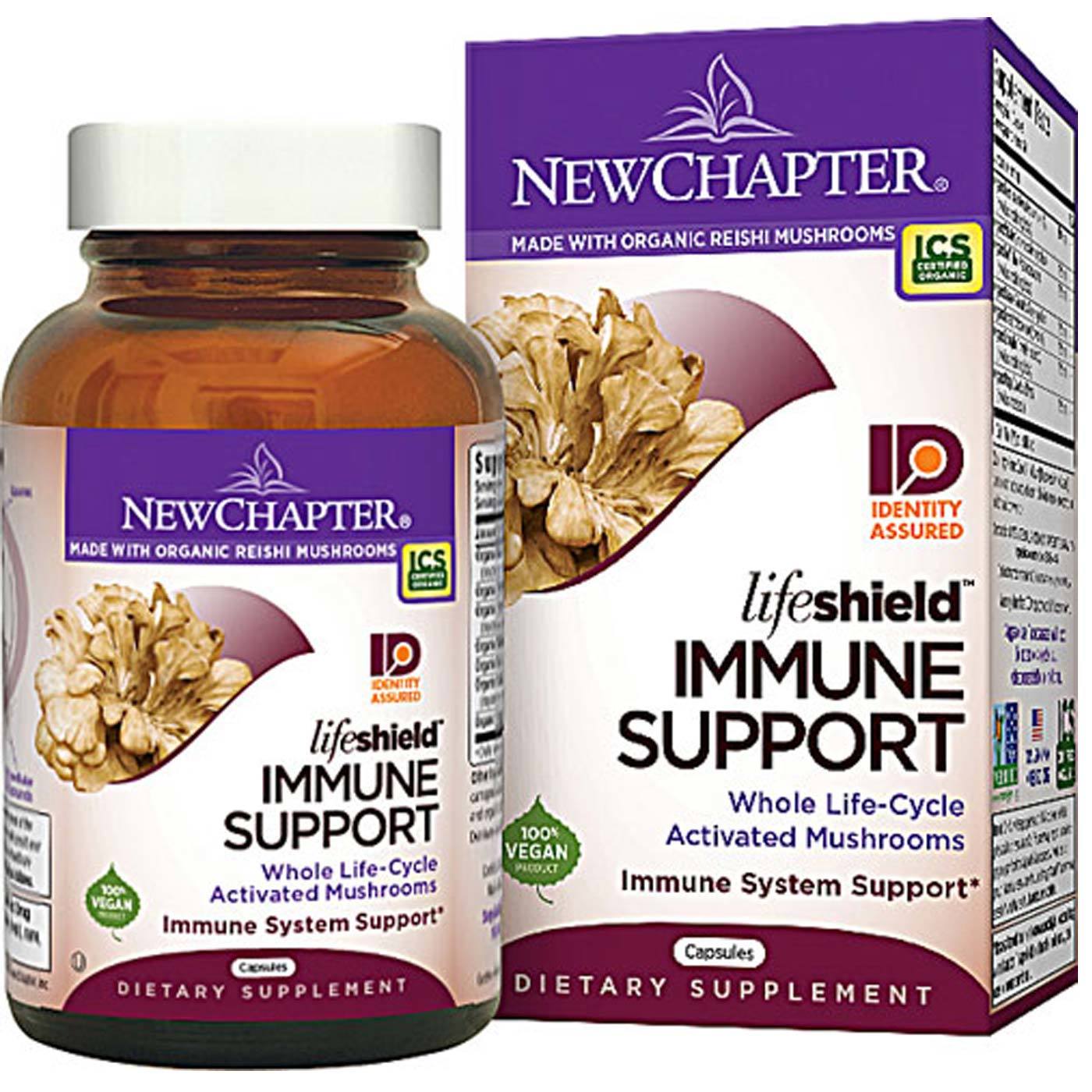 New Chapter Lifeshield Imunológico Support - 120 Cápsulas Vegetarianas