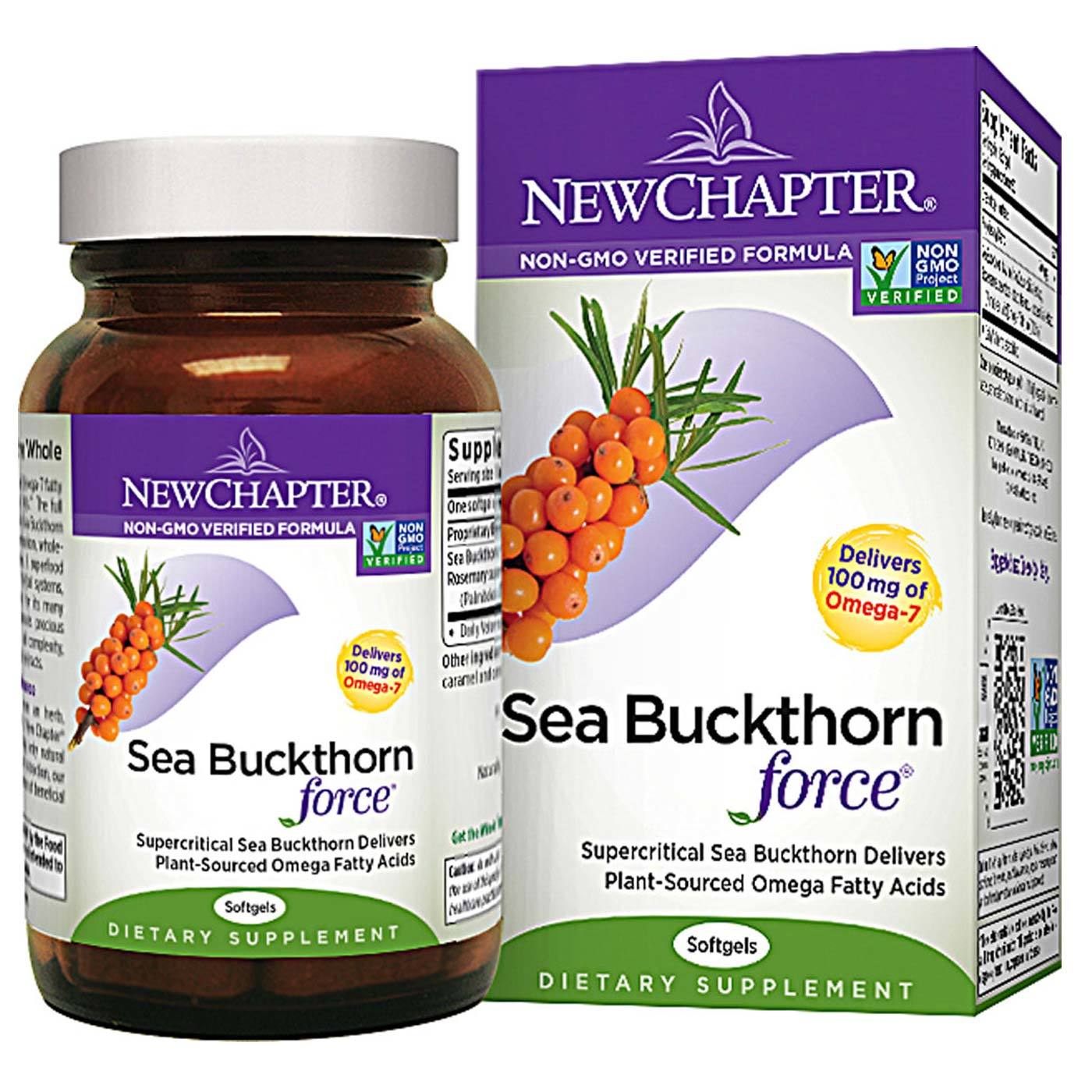 New Chapter Sea Buckthorn Force - 30 Cápsulas Vegetarianas