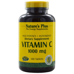 Nature's Plus Vitamina C - 1,000 mg - 180 Tabletes