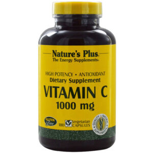 Nature's Plus Vitamina C - 1000 mg - 180 Cápsulas Vegetarianas