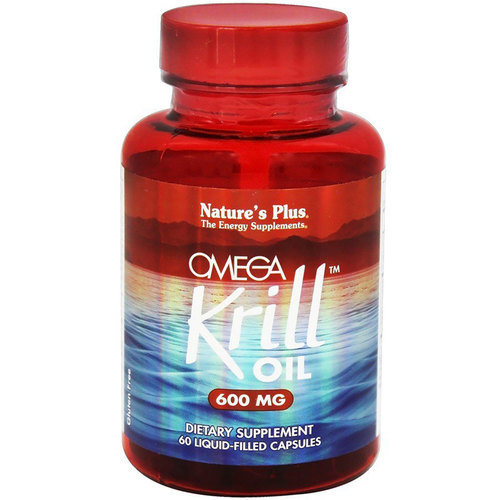 Nature's Plus Omega Óleo de Krill - 600 mg - 60 Cápsulas