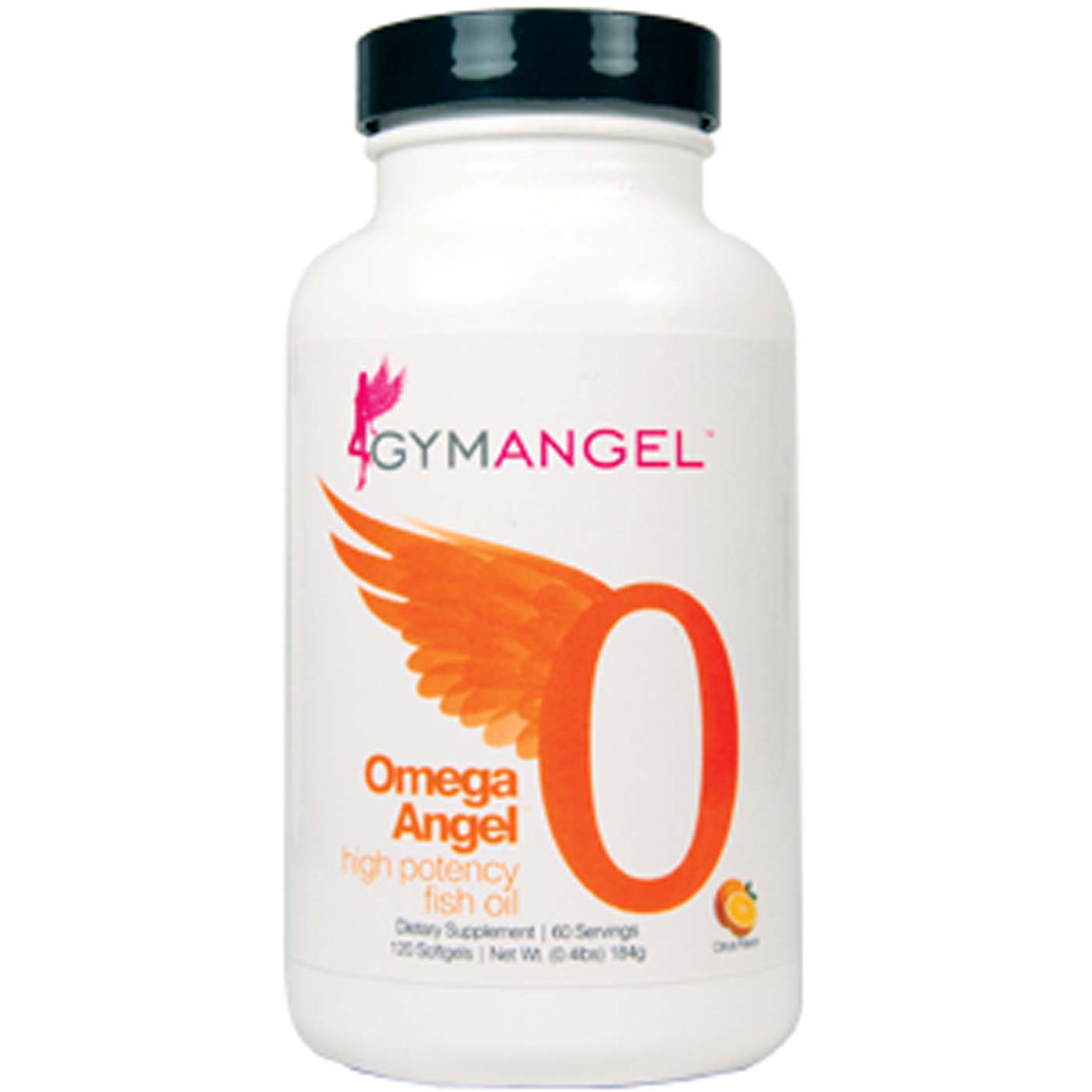 Omega Angel Óleo de Peixe Alta Potência Gym Angel Orange 120 Cápsulas em Gel