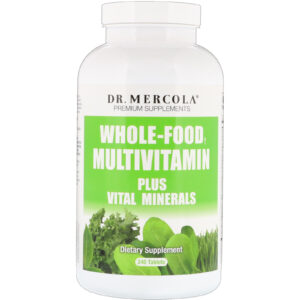 Dr. Mercola, Polivitamínico e Minerais Whole-Food, 240 comprimidos