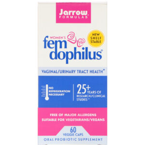 Jarrow Formulas, Fem Dophilus para Mulheres, 60 Cápsulas Vegetais