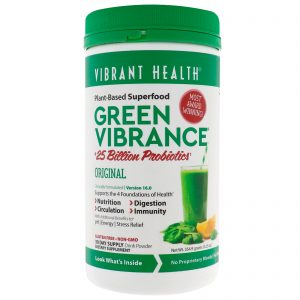 Comprar vibrant health, green vibrance + 25 bilhões de probióticos, versão 16. 0, 354,9 g preço no brasil probióticos suplemento importado loja 25 online promoção - 9 de agosto de 2022