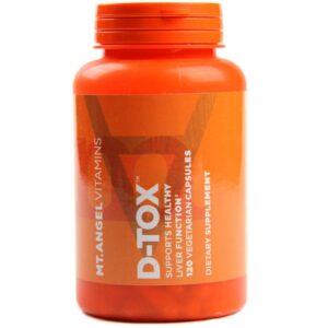Mt Angel Vitamins D-Tox - 120 Cápsulas Vegetarianas