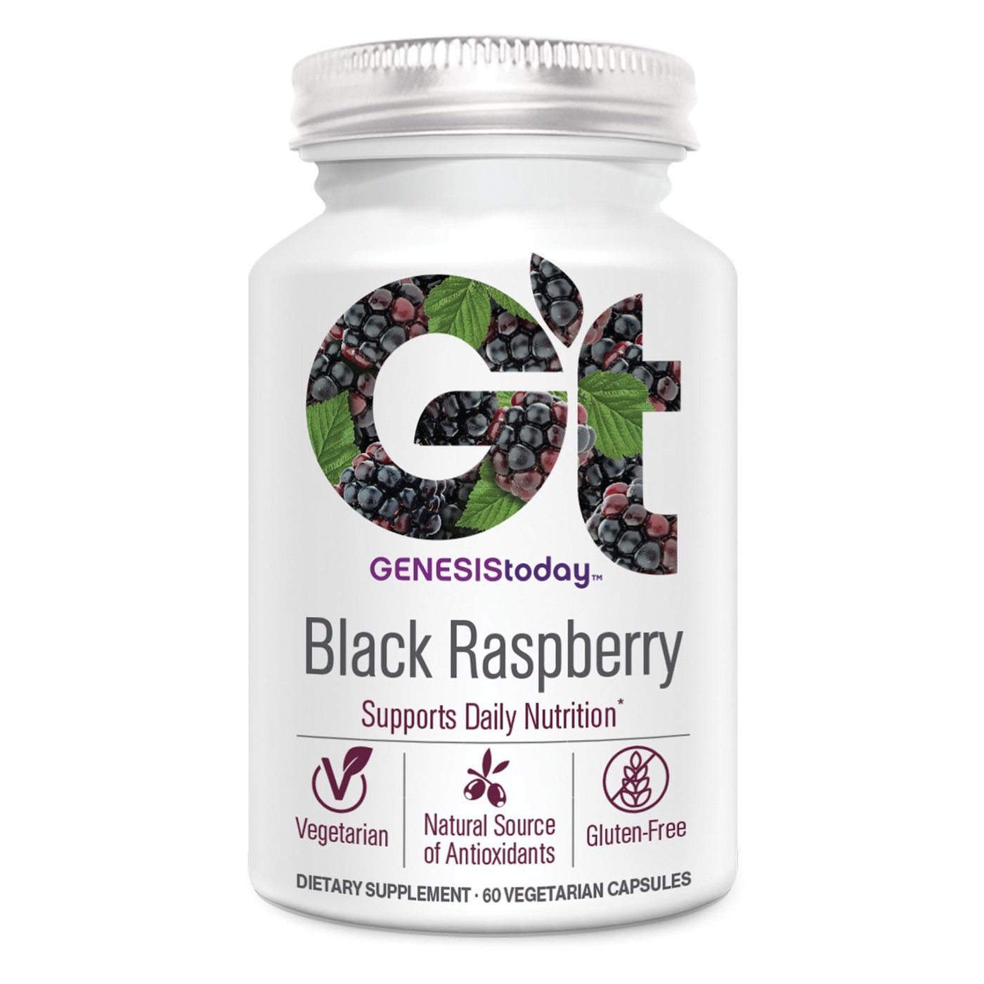 Genesis Today Preto Raspberry - 60 Cápsulas Vegetarianas
