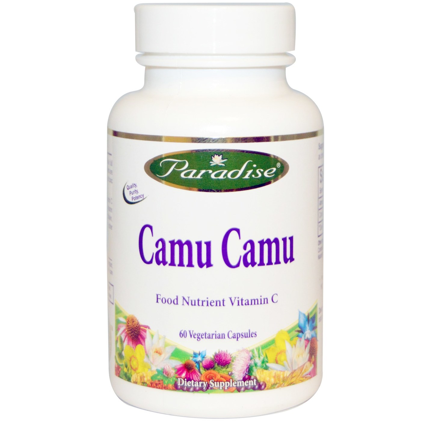 Paradise Ervas Camu Camu - 60 Cápsulas Vegetarianas