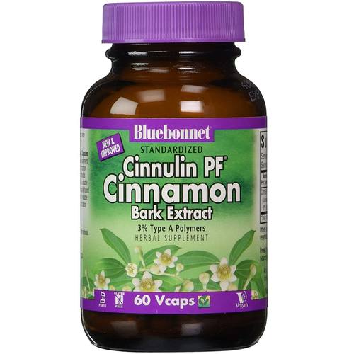 Bluebonnet Nutrition Cinnulin PF Cinnamon Bark Extract - 60 Cápsulas Vegetarianas