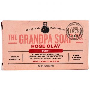 Comprar grandpa's face & body bar soap - rose clay - 4. 25 oz preço no brasil sabonetes / banho suplemento importado loja 51 online promoção - 28 de setembro de 2023
