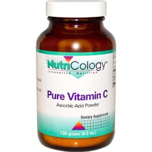 Nutricology Vitamina C puro ascórbico em pó 120 g