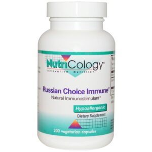 Nutricology Escolha russos Imune 200 Cápsulas Vegetarianas