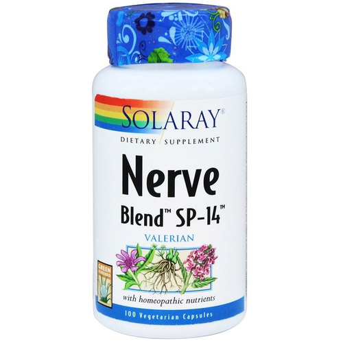 Solaray Nerve Mistura SP-14 100 Cápsulas
