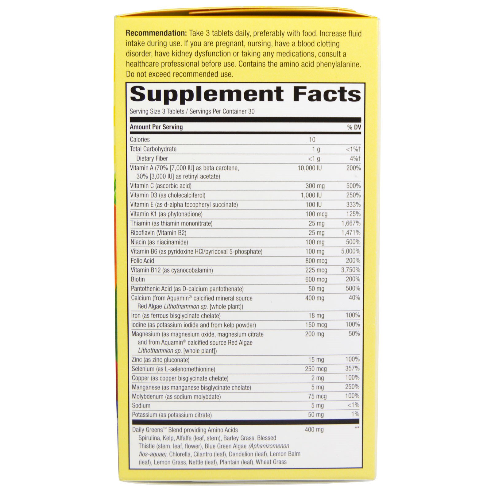 Nature's Way, Alive, Potência Máxima Feminina, 90 Comprimidos - Imagem 2