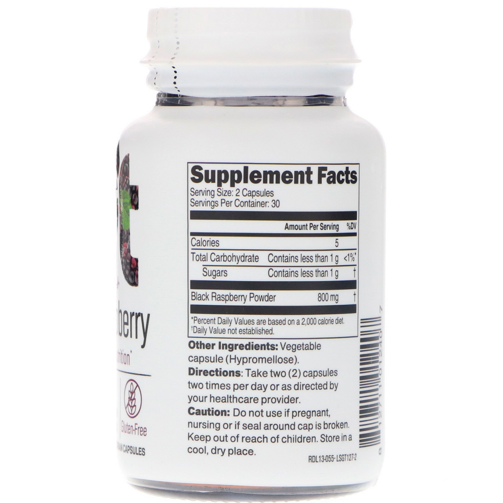 Genesis Today, Black Raspberry, 60 Veggie Caps - Imagem 2