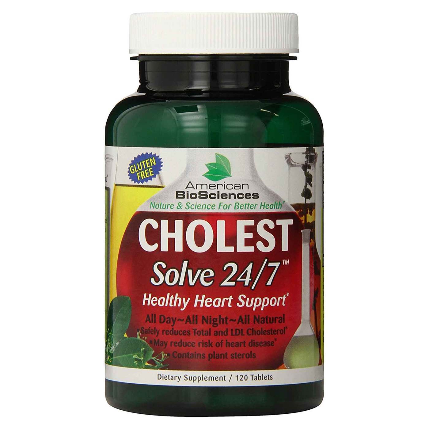 American BioSciences CHOLESTSolve 24/7 120 Tabletes