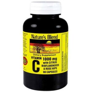Nature's Blend Vitamina C - 1,000 mg - 90 Cápsulas