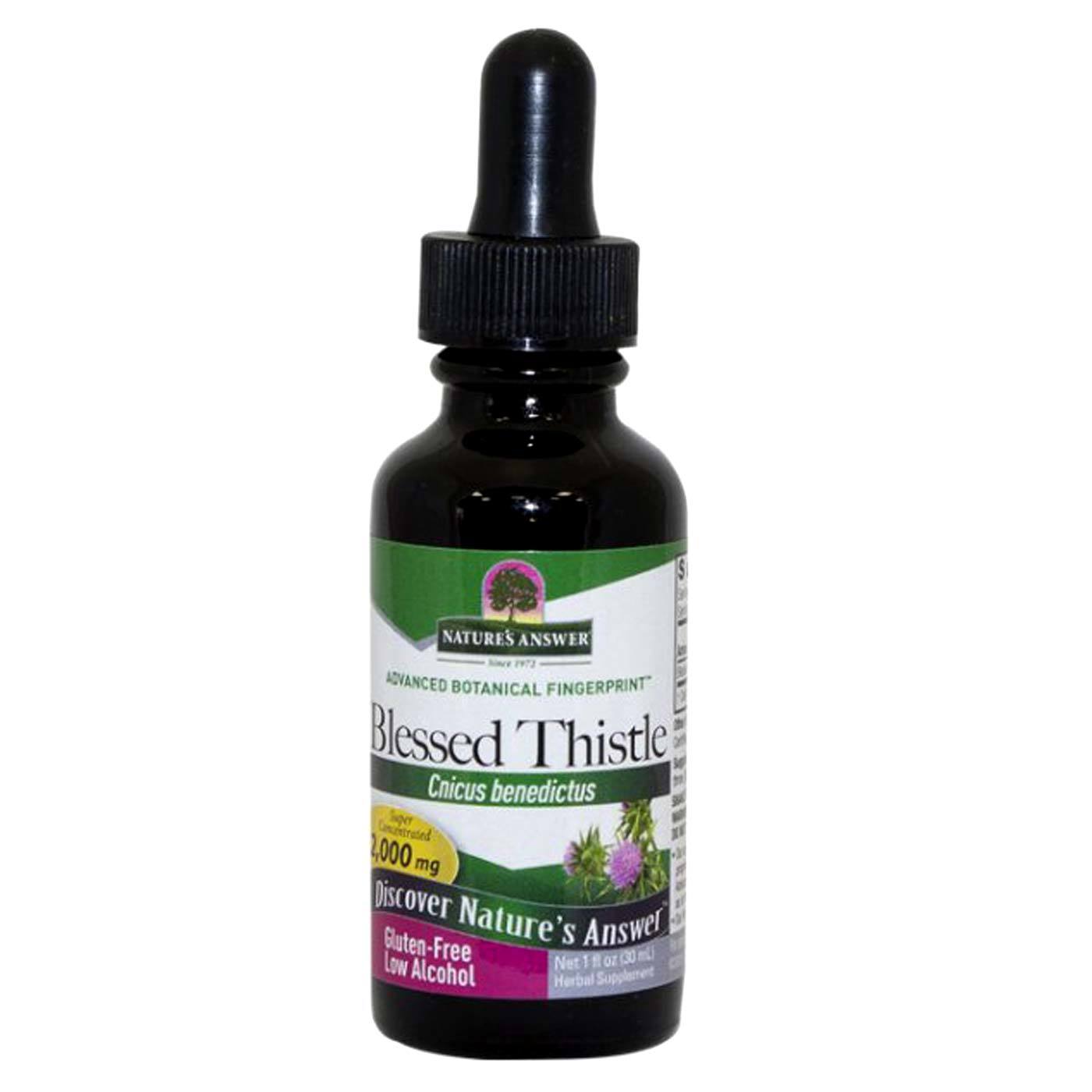 Nature's Answer Blessed Thistle Erva 1 fl oz