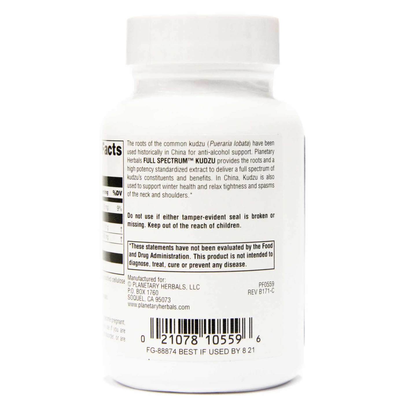 Planetary Formulas Full Spectrum Kudzu 60 Tabletes - Imagem 3