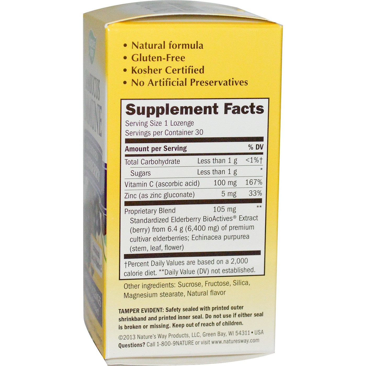 Nature's Way Sambucus imunitário Pastilhas 30 Pastilhas - Imagem 2