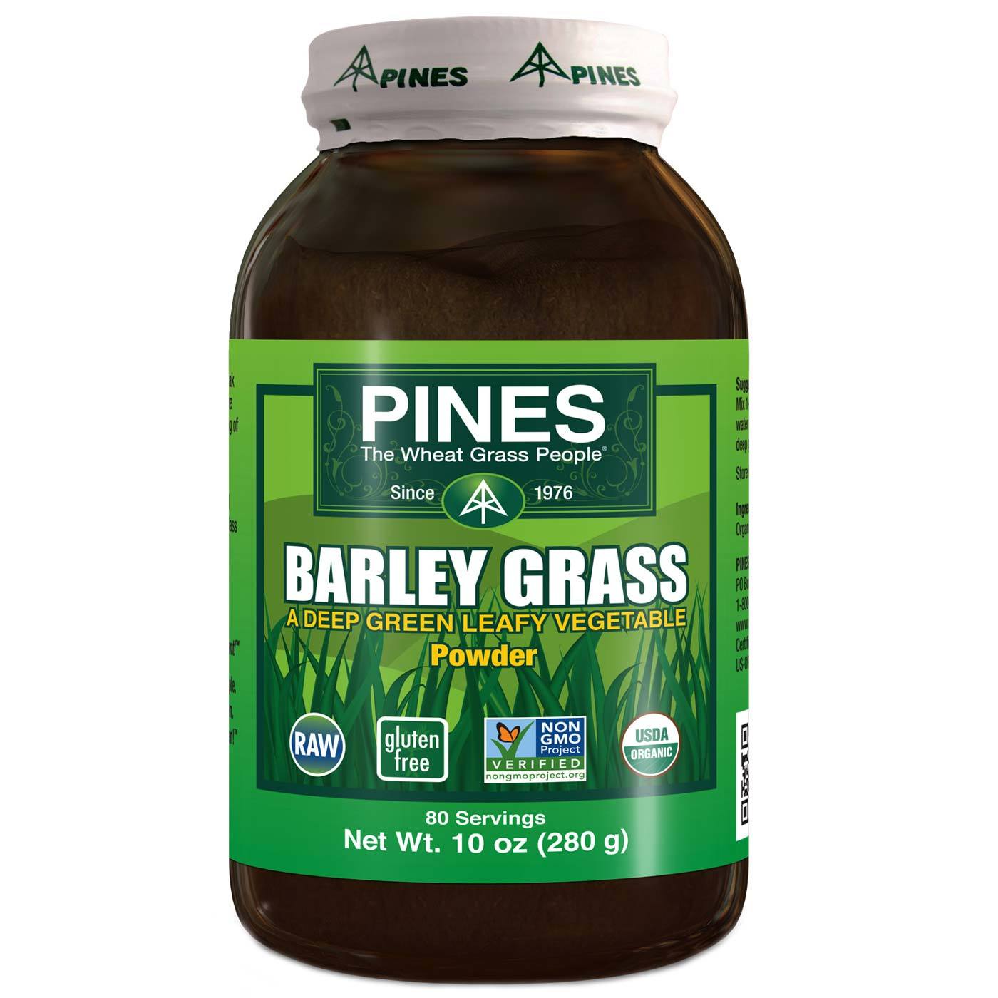 Pines International 100% Pure Cevada Grass pó 10 onças