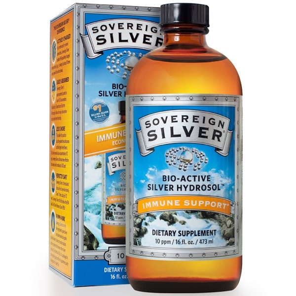 Sovereign Silver, Bio-Active Silver Hydrosol, 10 PPM, 16 fl oz (473 ml)