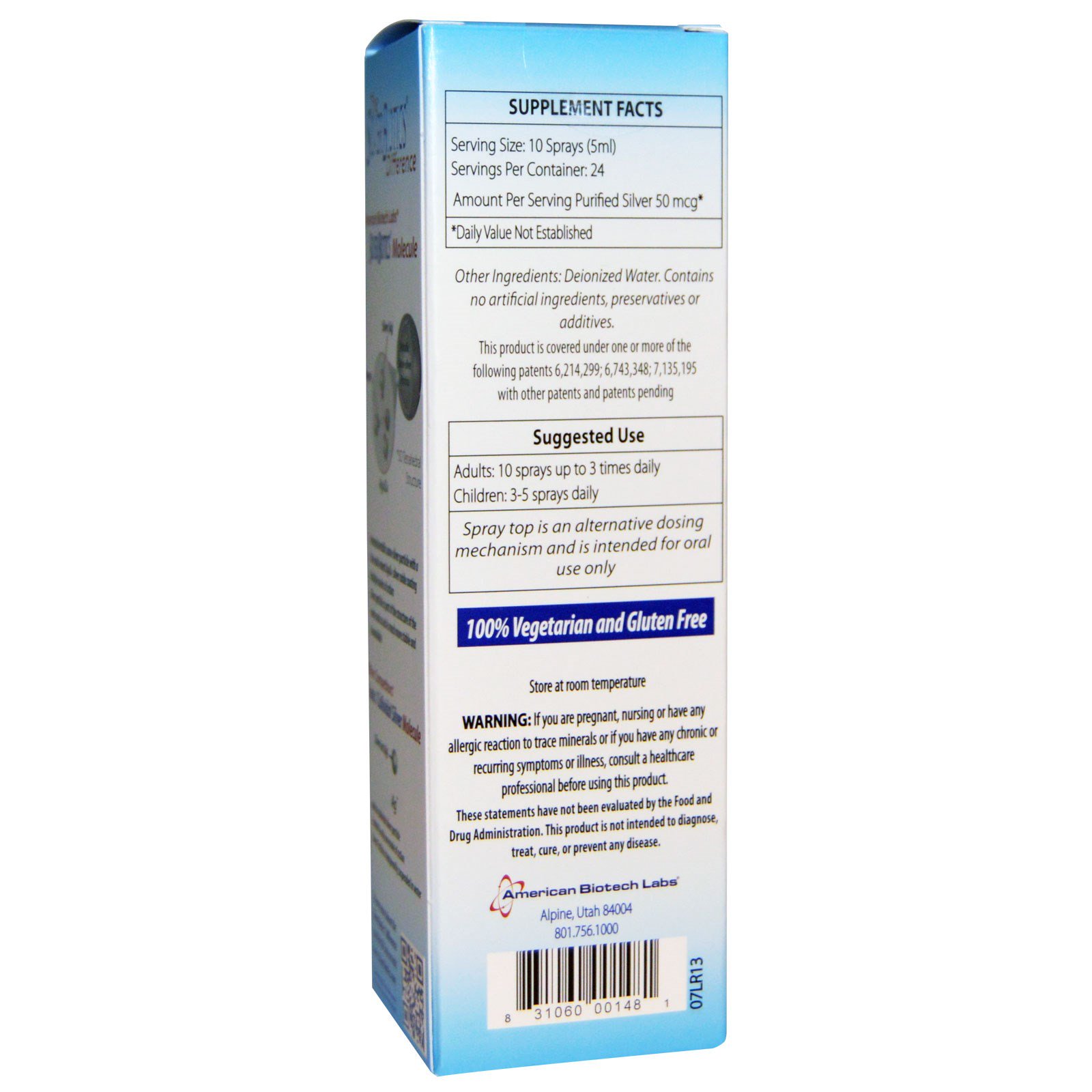 American Biotech Labs, Silver Biotics, Immune System Support, with Spray Top, 10 PPM Silver, 4 fl oz (118 ml) - Imagem 2