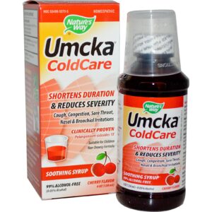 Nature's Way, Umcka, Coldcare, Sabor Cereja, 4 fl oz (120 ml)