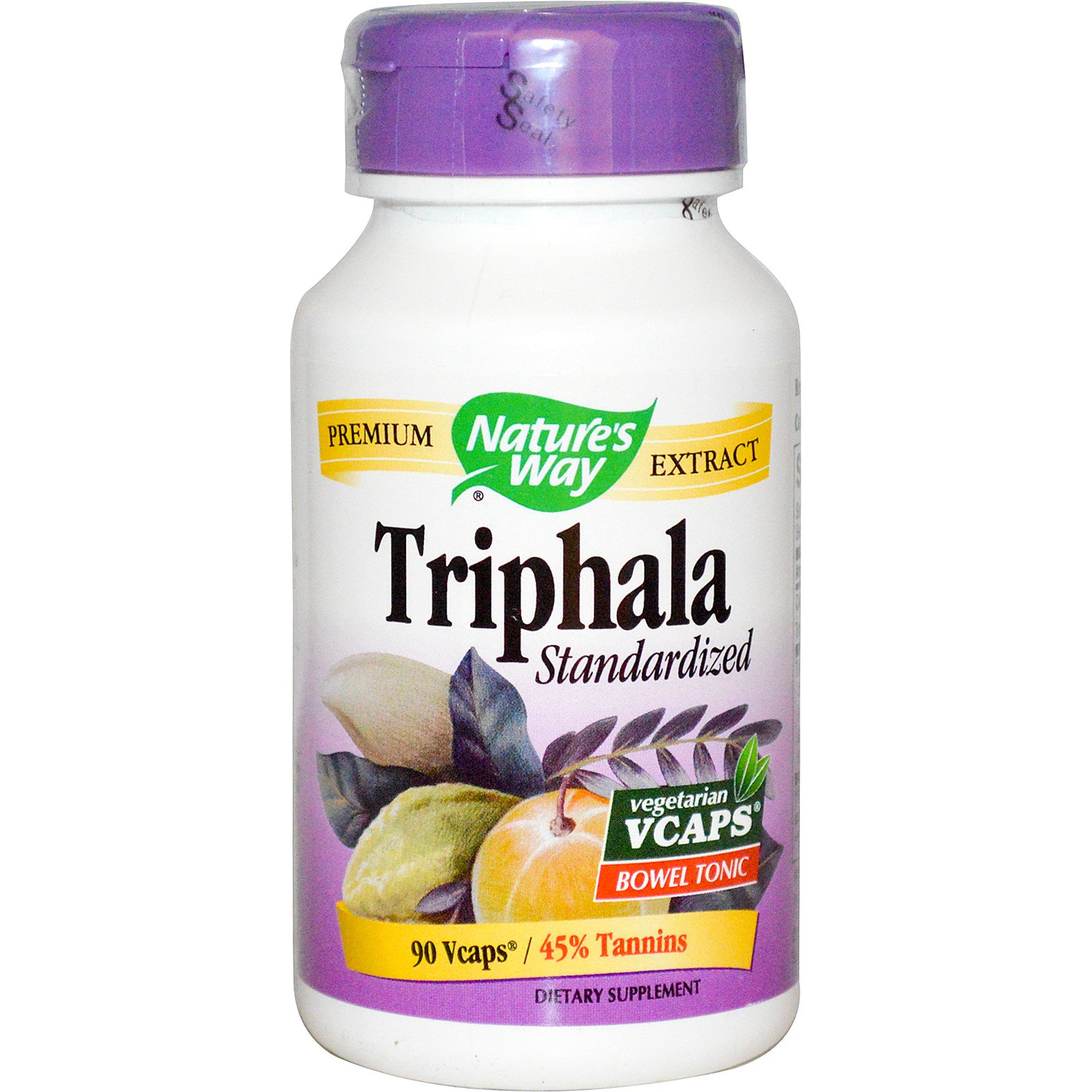 Nature's Way, Triphala, Padronizada, 90 Comprimidos Vegetarianos
