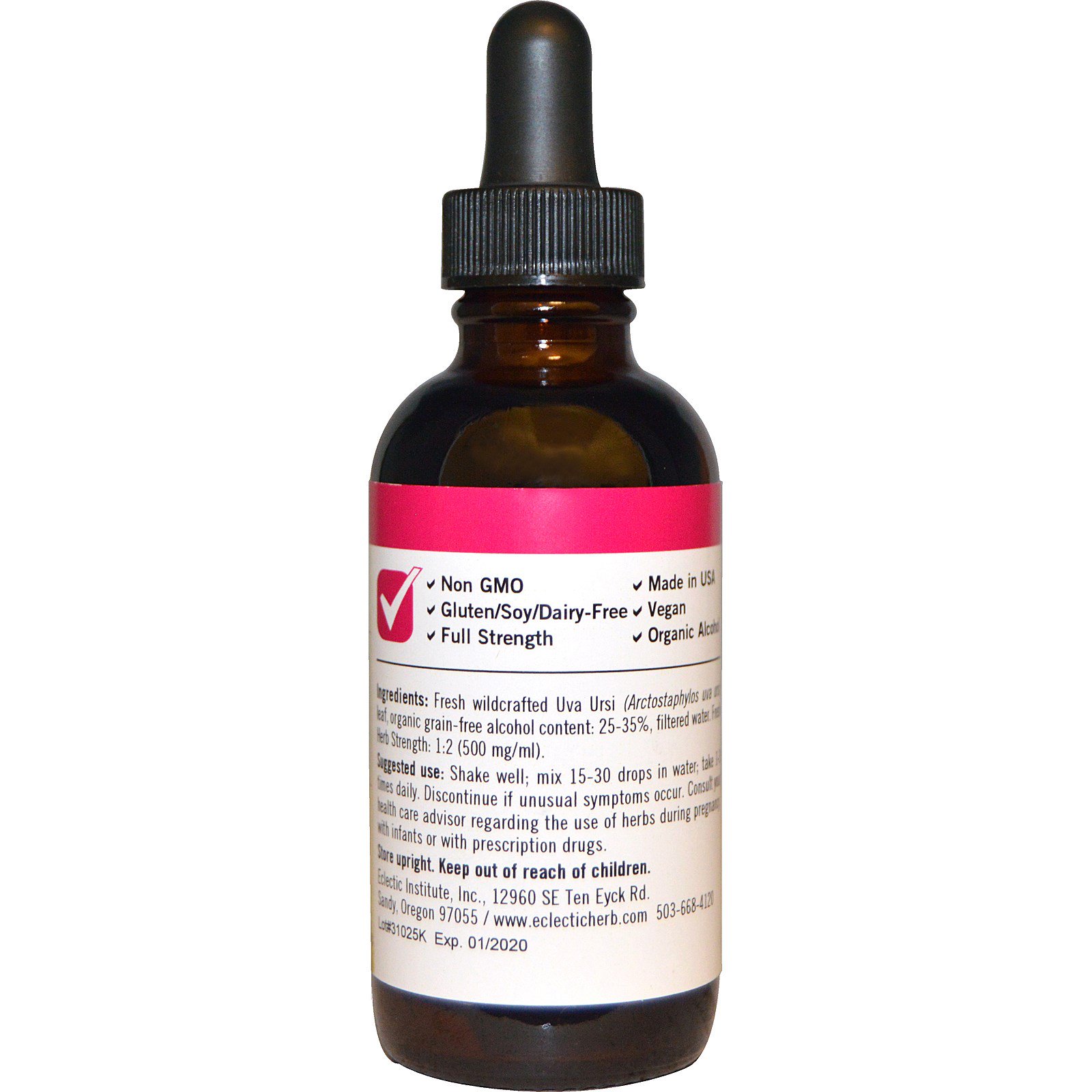 Eclectic Institute, Uva Ursi, 2 fl oz (60 ml) - Imagem 2