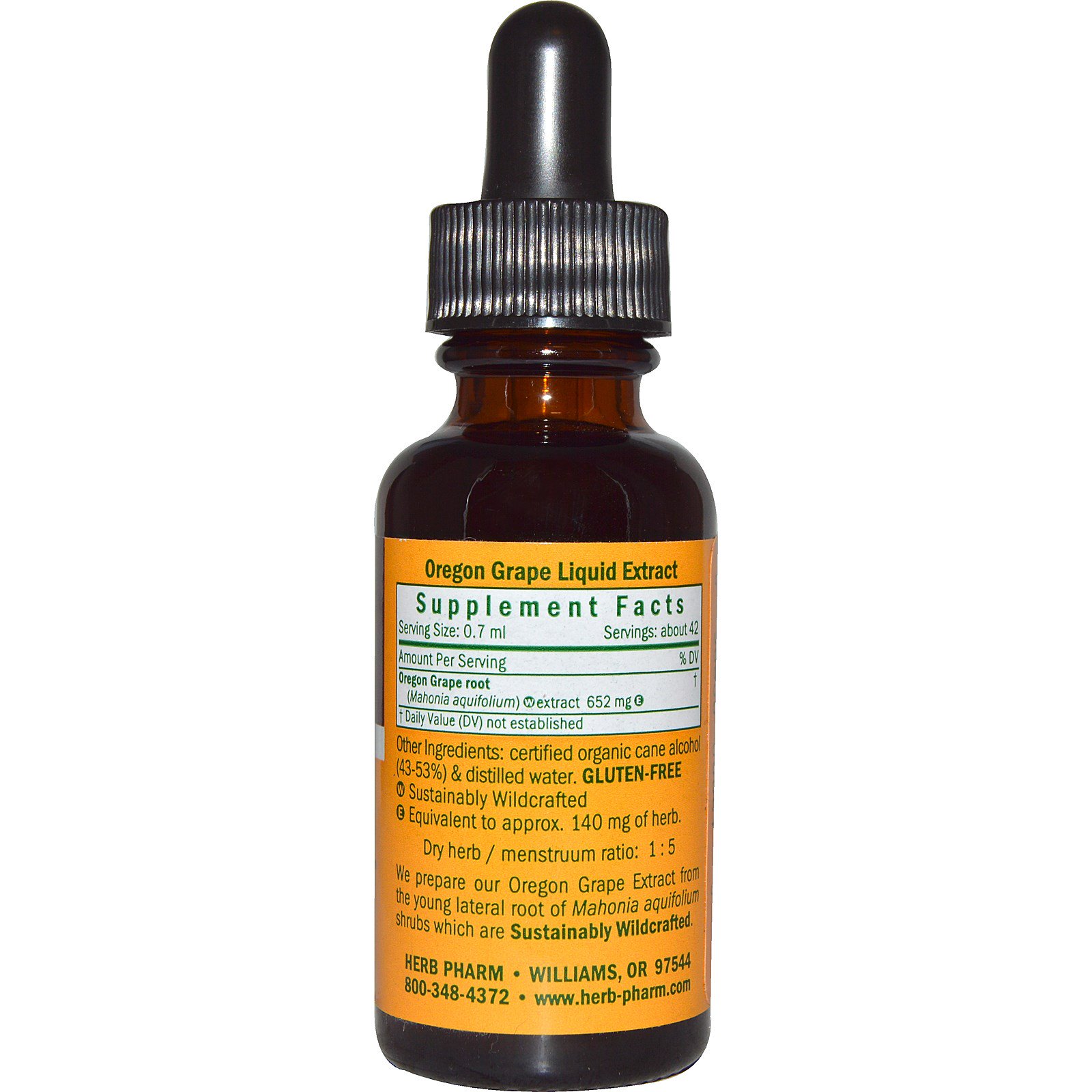Herb Pharm, Uva do Oregon, 1 fl oz (30 ml) - Imagem 2