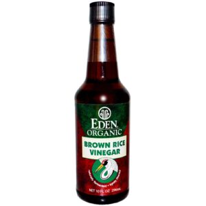 Eden Foods, Orgânico, vinagre de arroz castanha, 10 fl oz (296 ml)