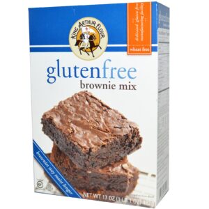 King Arthur Flour, Mistura para Brownie Sem Glúten, 17 oz (482 g)