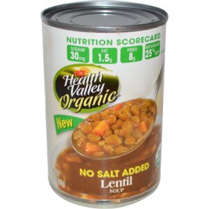 Health Valley, Orgânico, Sopa de Lentilha, 15 oz (425 g)