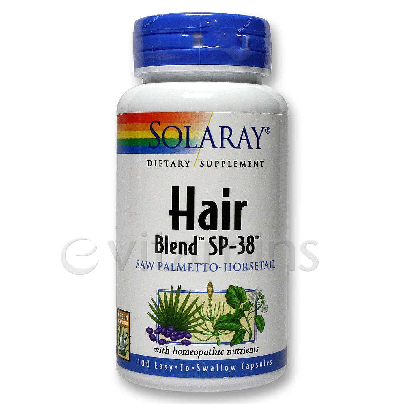 Solaray Mistura Cabelo SP-38 100 Cápsulas