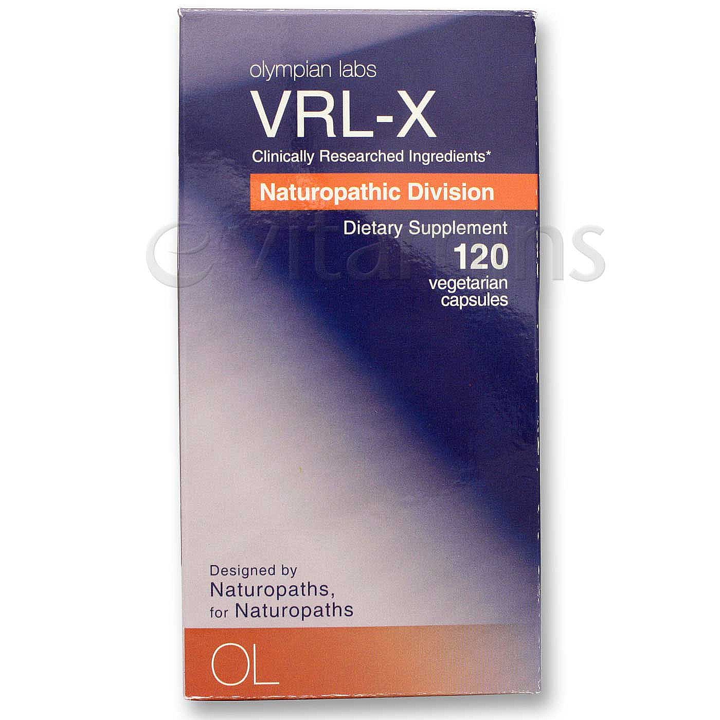 Olympian Labs VRL-X 120 Cápsulas Vegetarianas
